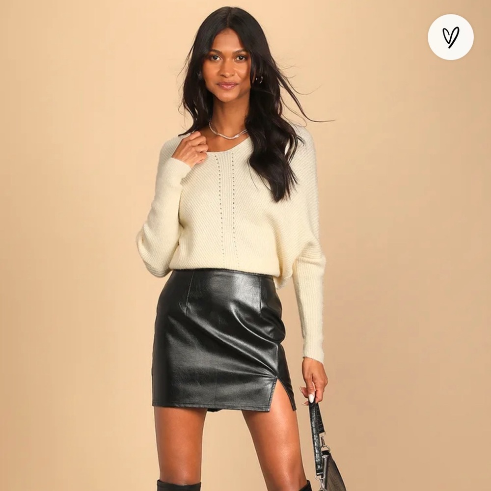 Lulus Cream Beige Colored Sweater
